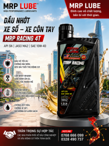DẦU NHỚT XE SỐ – XE CÔN TAY MRP RACING 4T 1.2L API SN SAE 10W-40