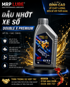 Dầu nhớt xe số MRP LUBE Double X Premium CT1