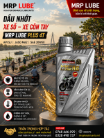Dầu nhớt xe số MRP LUBE PLUS 4T API SJ SAE 20W50 1L