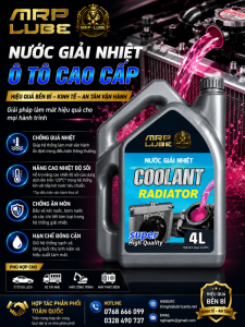 NƯỚC GIẢI NHIỆT MRP LUBE COOLANT RADIATOR 4L – BẢO VỆ HỆ THỐNG LÀM MÁT, HỖ TRỢ TẢN NHIỆT HIỆU QUẢ